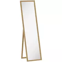 Pastatomas veidrodis Homcom 40x47x150cm., šviesiai rudos spalvos