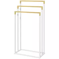 Pastatoma rankšluosčių kabykla Homcom 45x22,5x86cm., baltos/šviesiai rudos spalvos