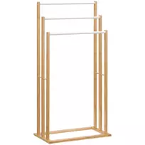 Pastatoma rankšluosčių kabykla Homcom 48x25,8x94cm., šviesiai rudos/baltos spalvos