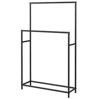 Pastatoma rankšluosčių kabykla Homcom 66x20x110cm., juodos spalvos