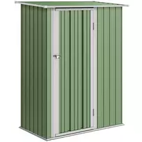 Sodo sandėliukas Outsunny 142x84x189cm., žalios/baltos spalvos