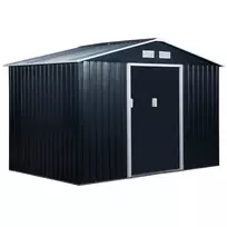 Sodo sandėliukas Outsunny 277x195x192cm., juodos spalvos