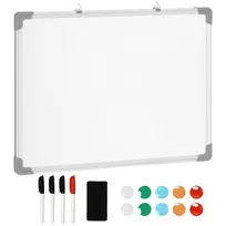 Magnetinė lenta Homcom 60x1,8x45cm., baltos/pilkos spalvos