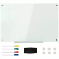Magnetinė lenta Vinsetto 90x60x5cm., baltos/pilkos spalvos