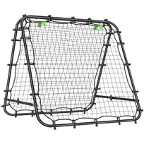 Futbolo vartai Homcom 100x95x90cm., juodos spalvos