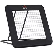 Futbolo kamuolio atmušimo sienelė Homcom 128x118x120cm., juodos spalvos