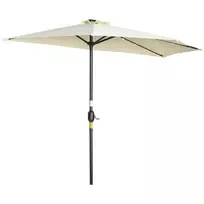 Lauko skėtis Outsunny 270x135x240cm., smėlio/juodos spalvos