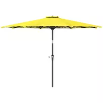 Lauko skėtis Outsunny 294x294x247cm., geltonos/juodos spalvos