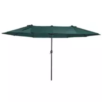 Lauko skėtis Outsunny 455x265x238cm., tamsiai žalios/juodos spalvos