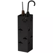 Skėčių stovas Homcom 15,5x15,5x49cm., juodos spalvos