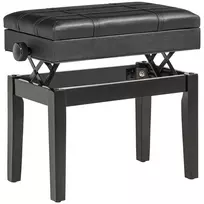 Pianino kėdė Homcom 63x35x56cm., juodos spalvos