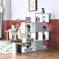 Pastatoma lentyna 120x19,5x109cm., baltos spalvos