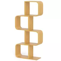 Pastatoma lentyna 61x23x133,5cm., šviesiai rudos spalvos