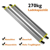 Rinkinys iš 2 rampų šunims 212,5cm., juodos/sidabrinės spalvos