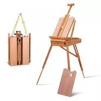 Molbertas 71x114x183cm., šviesiai rudos spalvos