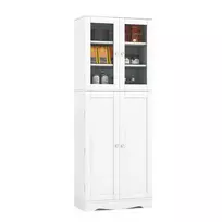 Bufetas 60x31,5x161,5cm., baltos spalvos
