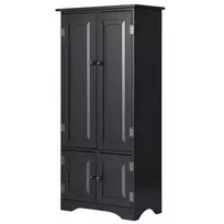 Virtuvės spintelė 59x32x123cm., juodos spalvos