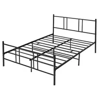 Dvigulės lovos rėmas 209x164x101cm., juodos spalvos