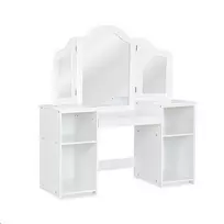 Vaikiškas tualetinis staliukas 107x40x117cm., baltos spalvos