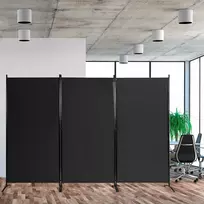 Širma 260x183cm., juodos spalvos
