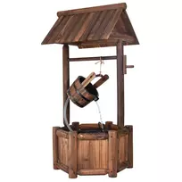 Sodo fontanas 58,5x51x117cm., rudos spalvos