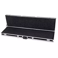 Ginklų dėklas 12x35x134cm., juodos/sidabrinės spalvos
