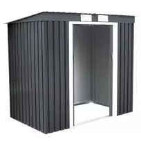 Sodo sandėliukas 213x130x173cm., tamsiai pilkos/baltos spalvos