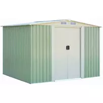 Sodo sandėliukas 205x257x175,5cm., žalios spalvos