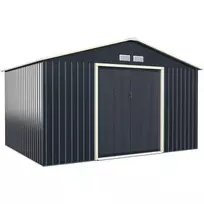 Sodo sandėliukas 340x255x210cm., tamsiai pilkos spalvos