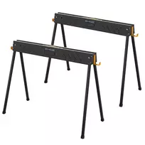 Rinkinys iš 2 pjūklos stovų 94x47x74cm., juodos spalvos