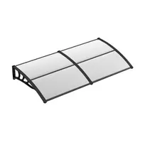 Durų stogelis 199x99x28cm., juodos spalvos