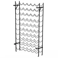 Lentyna vynui Homcom 63x20,5x118cm., juodos spalvos