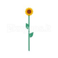 Knygos skirtukas „Sunflower“, geltonas