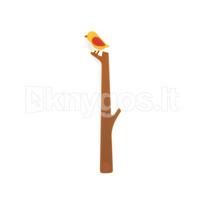 Knygos skirtukas „Birdie“, geltonas