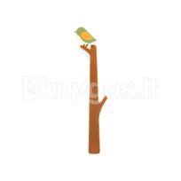 Knygos skirtukas „Birdie“, žalias