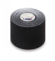 LEVOTAPE 5 cm x 5 m kinezioteipas, juodos spalvos