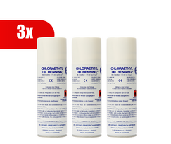 3 VNT. CHLORAETHYL DR. HENNING purškiamas šaldiklis, 175 ml