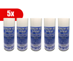 5 VNT. BONUM ICE purškiamas šaldiklis, 400 ml