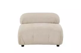 Mika modulinė sofa - vidurinė dalis, smėlio