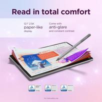 Lenovo Idea Tab Plus Wi-Fi (without power adapter) | ZAG70004SE | 12.1 " | Luna Grey | IPS | 2560 x 1600 pixels | MediaTek | Dimensity 6400 | 12GB | Soldered LPDDR4x | 256GB | Wi-Fi | Front camera | 8 MP | Rear camera | 13 MP | Bluetooth | 5.2 | Android | 15 or Later | Warranty 24 month(s) | Lenovo Tab Pen