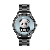 COLMI L28 Smart Watch (black + black steel strap), Smart Watch COLMI L28 (czarny + czarny stalowy pasek)