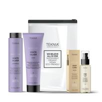 Lakme Teknia Blonde Lovers Pack: Shampoo 300 ml + Mask 250 ml + Deep Care Drops 100 ml