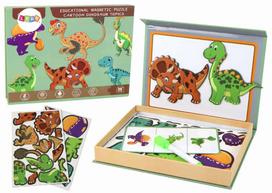 Edukacinis magnetinių dėlionių rinkinys su dinozaurų