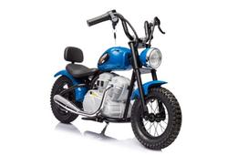 Elektrinis motociklas A9902 36V mėlynos spalvos