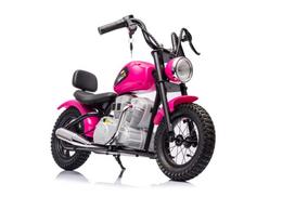 Elektrinis motociklas A9902 36V rožinės spalvos