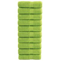 Aukščiausios kokybės rankšluosčiai SOLUND 10 vnt žali 30x30 cm 600 g/m²