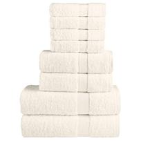 Rankšluosčių rinkinys SOLUND 8vnt kreminiai 600g/m²