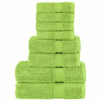 Rankšluosčių rinkinys SOLUND 8vnt obuolio žali 600g/m²