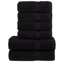 Rankšluosčių rinkinys SOLUND 6vnt juodi 600g/m²