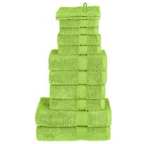 Rankšluosčių rinkinys SOLUND 12vnt žali 600g/m²